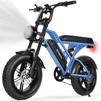 ESKUTE V100 Electric Dirt Bike | 1500W Peak | 48V 13Ah | 28 MPH| 60-Mile Range | Kids Rider