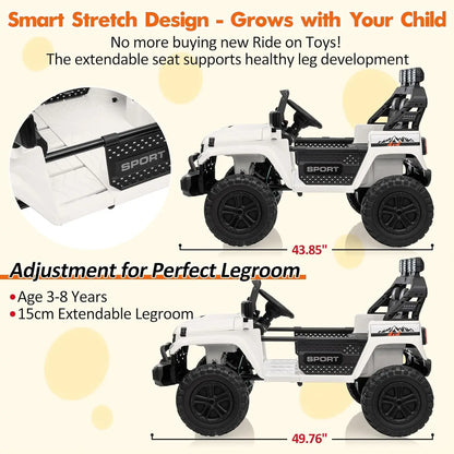 24V Kids Ride-On Truck | 4×200W Motors, 2 Seater & Remote | Kids Rider