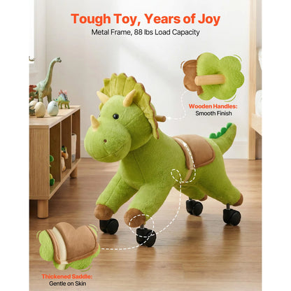 Kids Ride-On Dinosaur Toy for Ages 2–6 | 360° Steering | Kids Rider