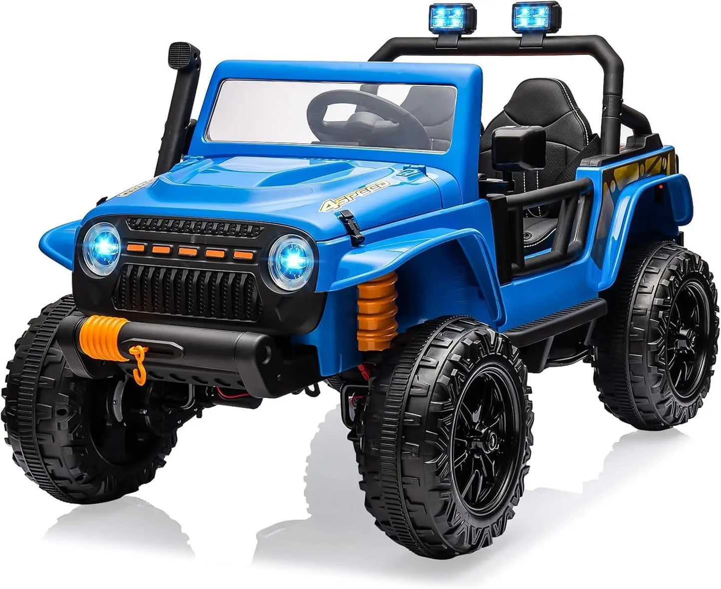 24V - 2 Seater Ride On Truck/Jeep for Kids | 4WD Battery Powered Jeep for Children