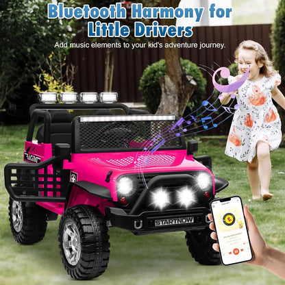 24V 2-Seater Ride-On Truck/Jeep for Kids | 4WD 800W | Kids Rider
