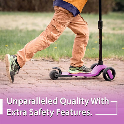 New-Bounce Scooters for Toddlers - 3 Wheel Scooter for Kids with Adjustable Handlebar | Perfect for Children and Toddler(for Ages: 3-10)