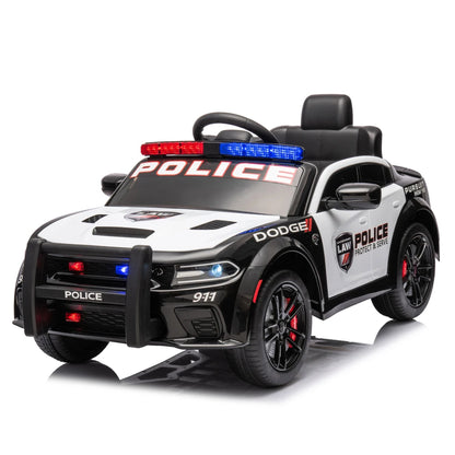 🚔 Dodge Charger 12V Kids Ride-On Police Car w/ Remote & Lights