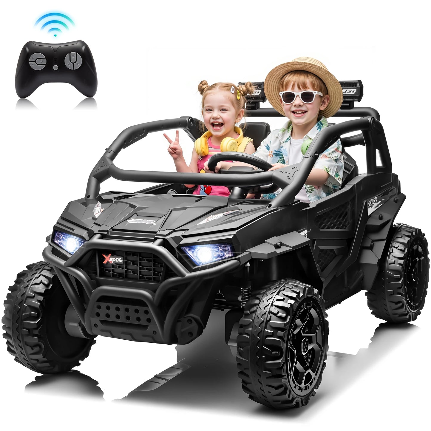 XXL 24V 4WD Off-Road Kids Ride-On UTV W/ Parent Control (70-90 Mins Ride Time)