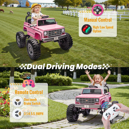 24V Chevrolet Cheyenne Kids Ride-On Truck w/ Parent Remote | 2X200W Powerful Motor