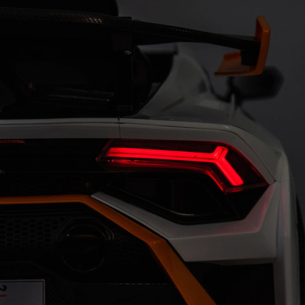 24V Licensed Lamborghini Huracan STO Kids Electric Ride-On Drift Car: 360° Spin