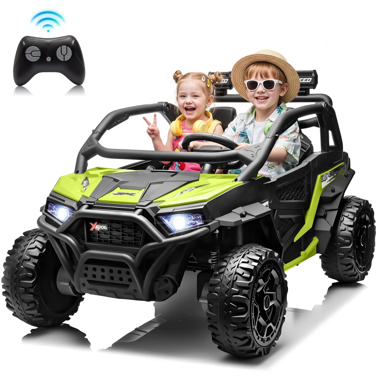 XXL 24V 4WD Off-Road Kids Ride-On UTV W/ Parent Control (70-90 Mins Ride Time)