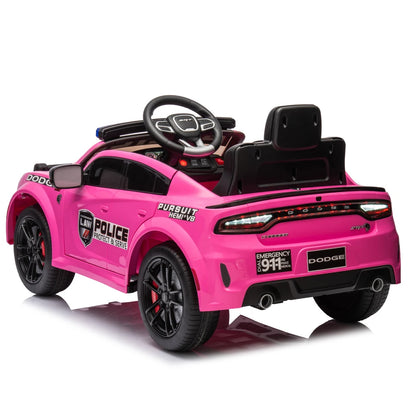 🚔 Dodge Charger 12V Kids Ride-On Police Car w/ Remote & Lights