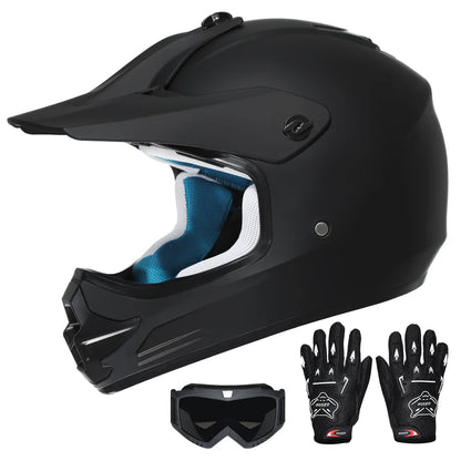 DOT Certified Kids Motocross Helmet for ATV, UTV & Dirt Bike | Kids Rider (3-14 Years)
