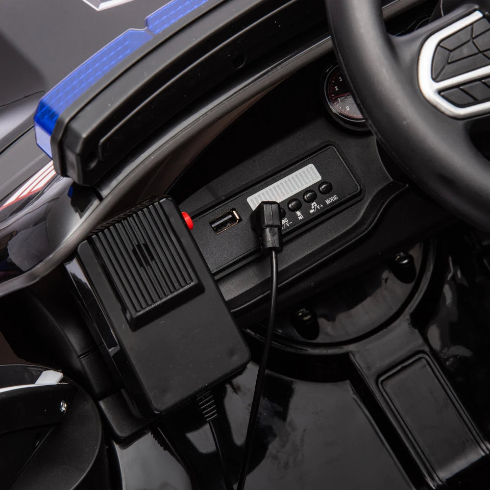 🚔 Dodge Charger 12V Kids Ride-On Police Car w/ Remote & Lights