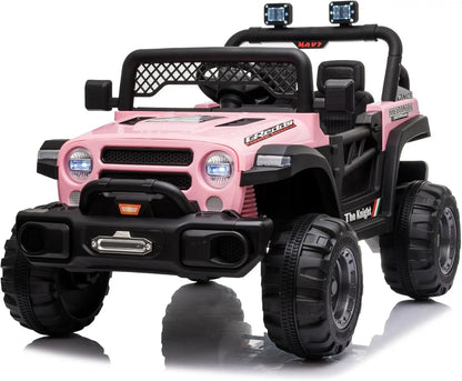 12V Kids Ride-On Jeep | 2 Seater, Parent Remote & LED Lights | Kids Rider