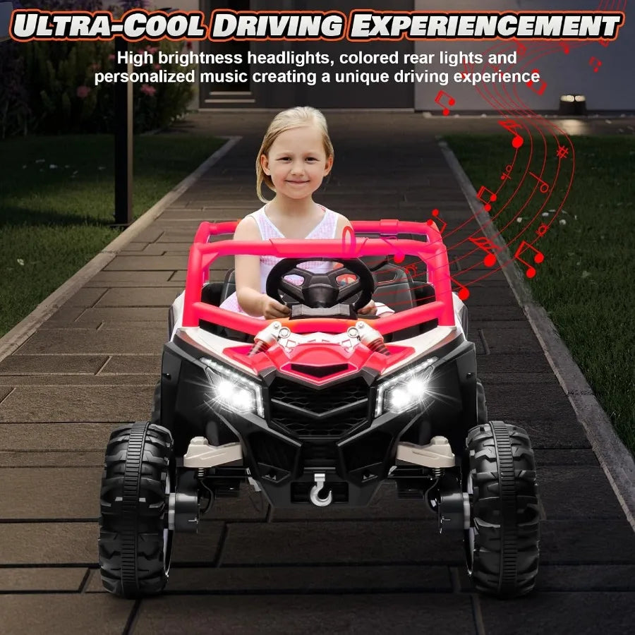 24V Kids Ride-On UTV 4x150W w/ Remote Control | Battery Powered Off-Road UTV