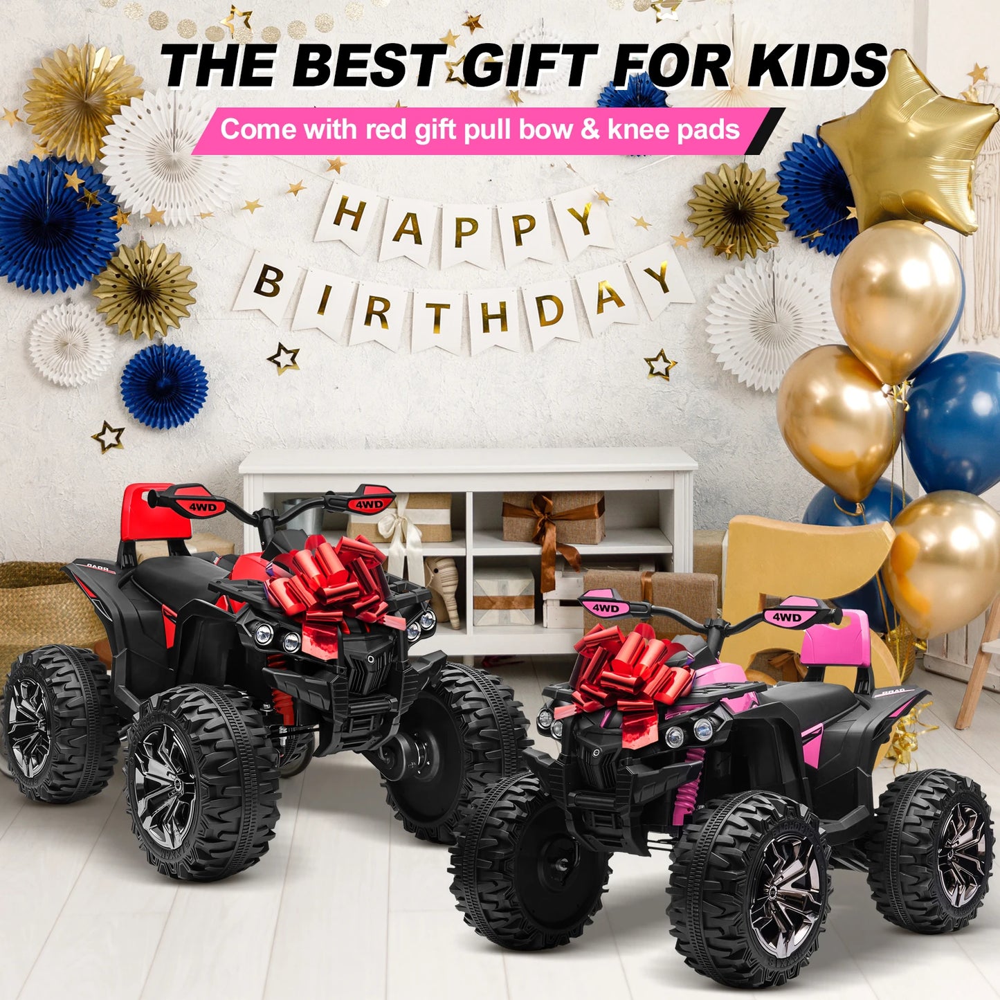24V 4WD Kids ATV | 800W Motor & Remote | Kids Rider