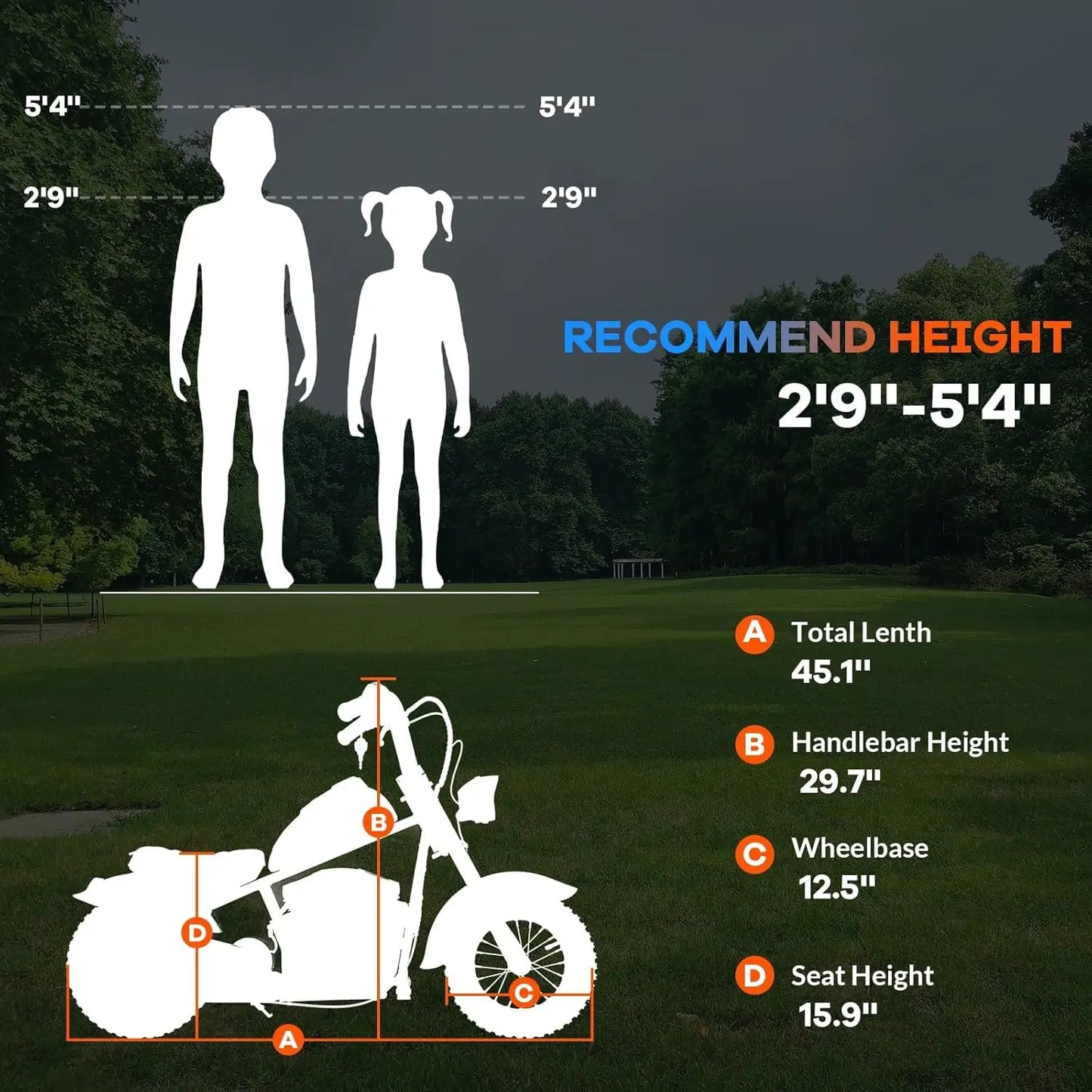 24V 250W Kids Electric Dirt Bike 2-Speed w/LED Light & Leather Seat | Electric Motorcycle for Kids