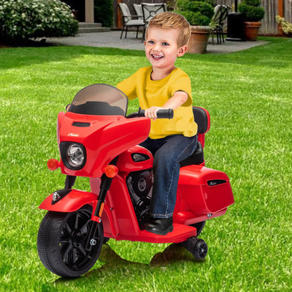 6V Kids Electric Motorcycle w/Long Battery Life & Training Wheels | Best Gift for Toddlers