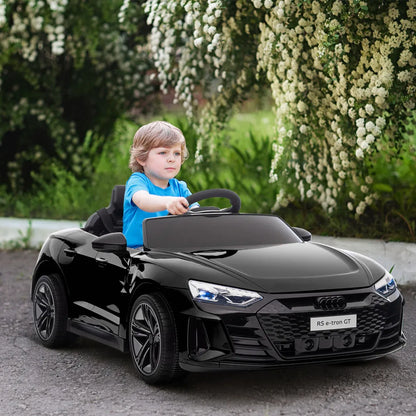 Aosom Kids Ride on Car 12V Licensed Audi RS E-tron GT 3.1 MPH Electric Car for Kids Ride-on Toy for Boys and Girls with Remote