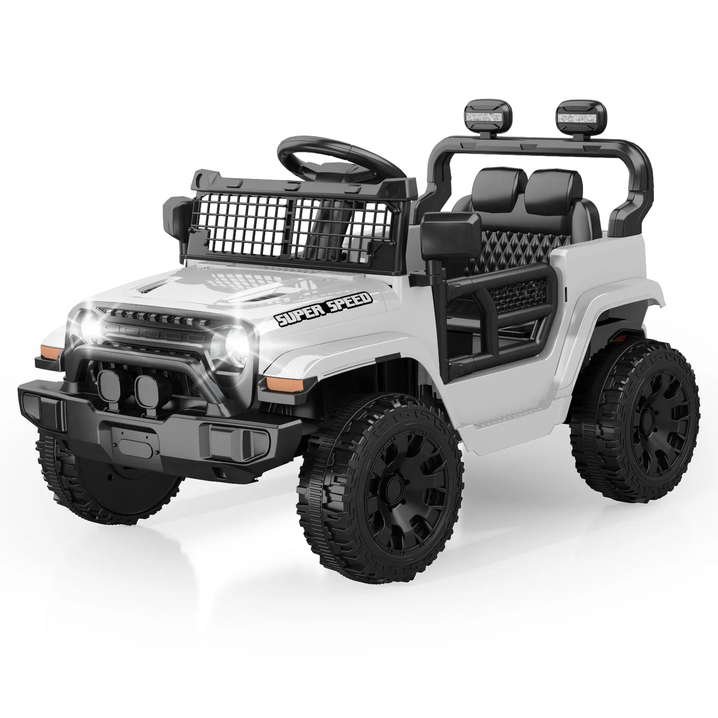 12V Kids Ride-On Car with Parent Remote | Spring Suspension | Kids Rider (Recommended Age: 2–6 Years)