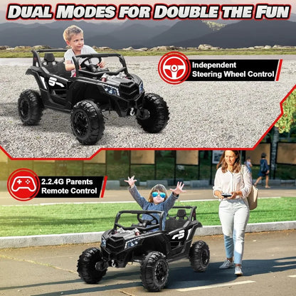 24V Kids Ride-On UTV 4x150W w/ Remote Control | Battery Powered Off-Road Sports Drive(4-12Y)