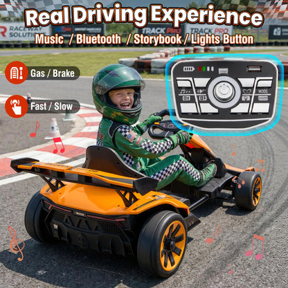 24V 360°Drift Go Kart for Kids | High Speed Drift Racing Car for Kids (Age: 5 to 14 Year)
