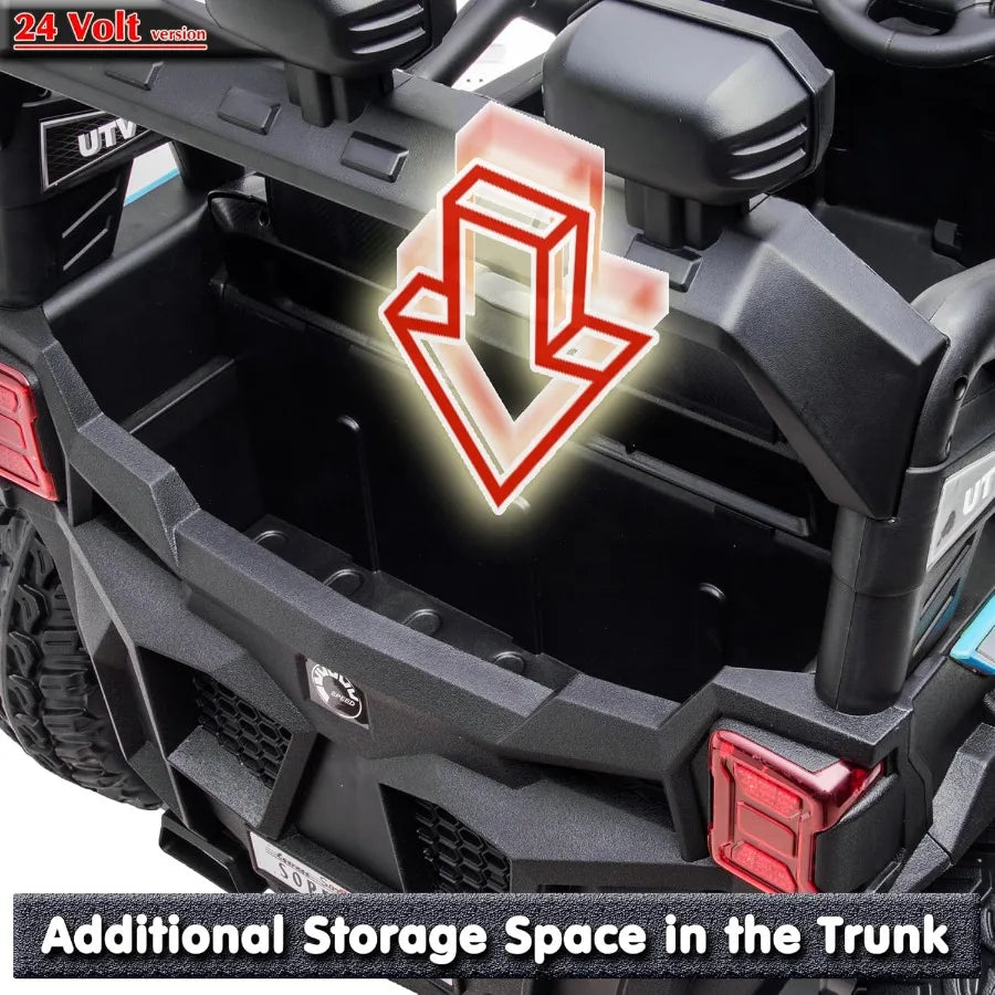 24V 4WD Kids Ride-On UTV w/ Remote & Music | Kids Rider