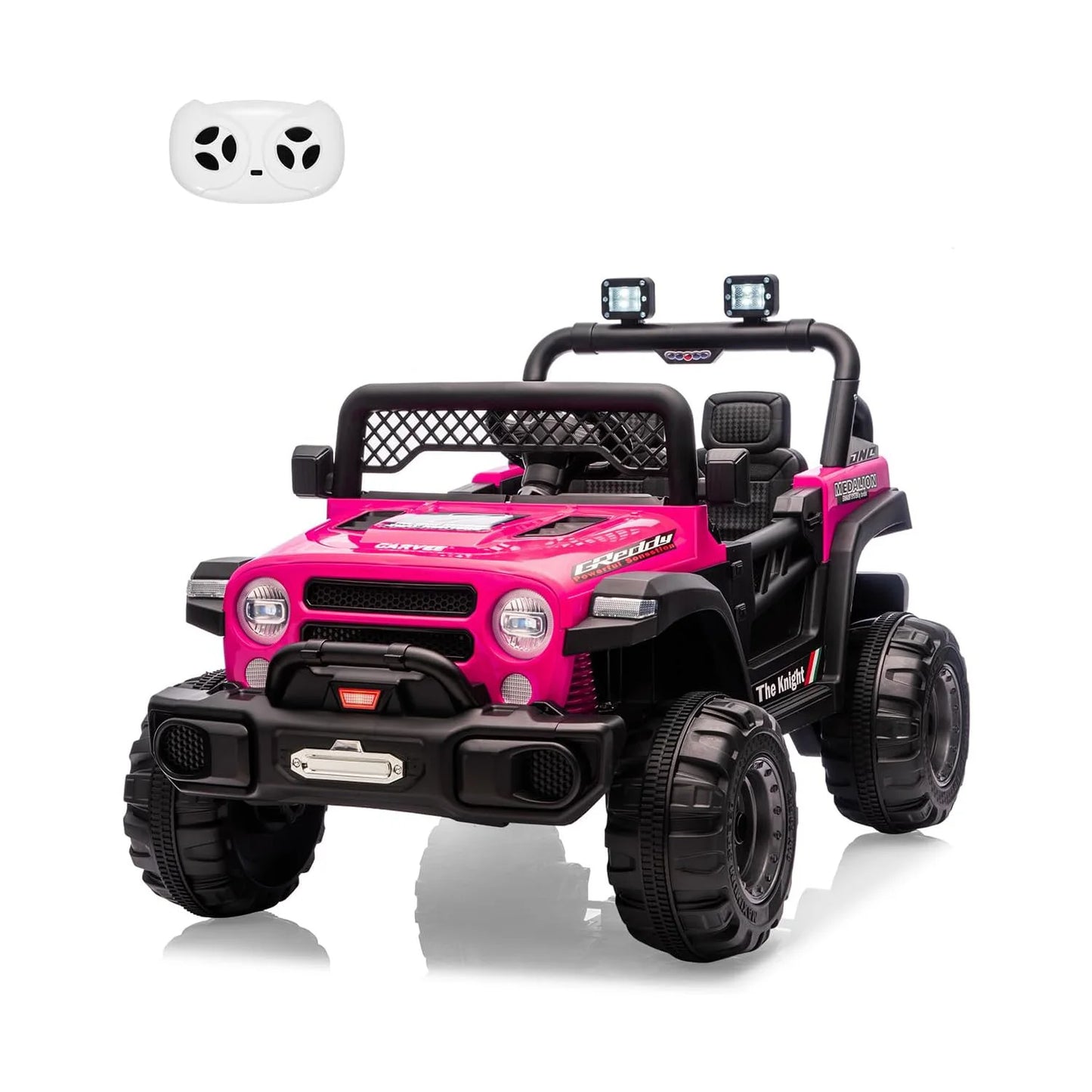 12V Kids Ride-On Jeep | 2 Seater, Parent Remote & LED Lights | Kids Rider