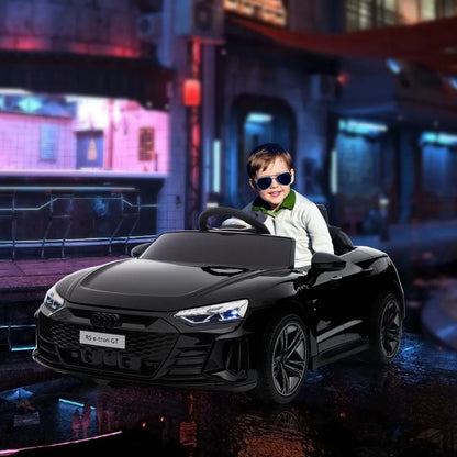 Aosom Kids Ride on Car 12V Licensed Audi RS E-tron GT 3.1 MPH Electric Car for Kids Ride-on Toy for Boys and Girls with Remote
