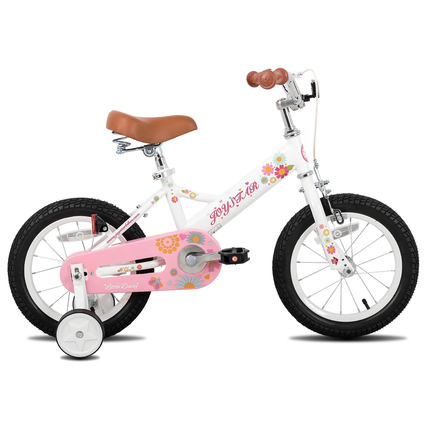 JOYSTAR Little Daisy Kids Bike for Girls & Boys | Doll Seat & Streamers | Ages 2–7 | Kids Rider