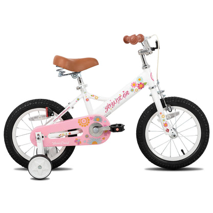 JOYSTAR Little Daisy Kids Bike for Girls & Boys | Doll Seat & Streamers | Ages 2–7 | Kids Rider