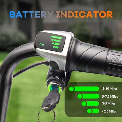 24V Electric Dirt Bike for Kids | 250W Motor | LED Lights with Leather Seats | Electric Motorcycle for Kids
