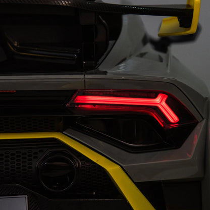 24V Licensed Lamborghini Huracan STO Kids Electric Ride-On Drift Car: 360° Spin