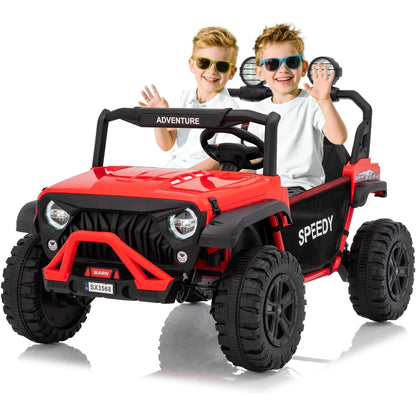 24V 2-Seater Kids Ride-On Truck w/ Remote & Bluetooth | (Age: 3 to 8 Yeras)