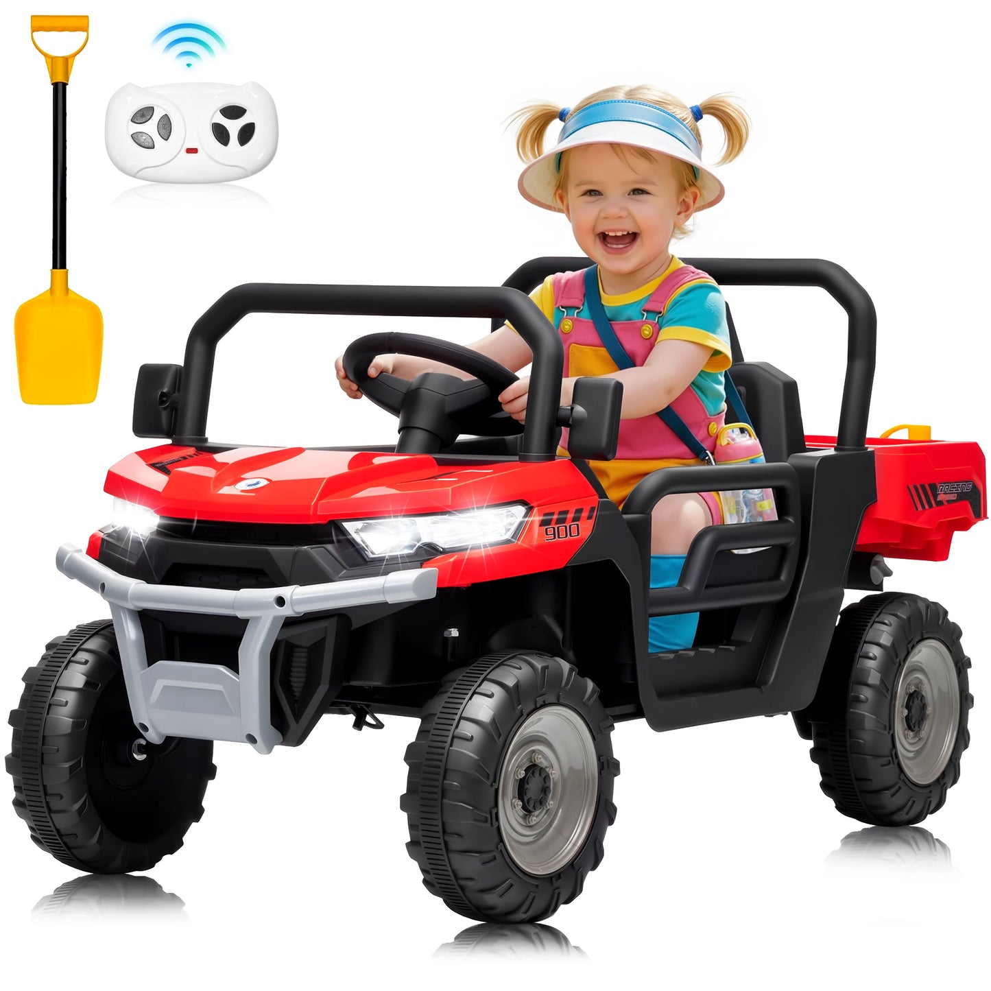 24V Kids Ride-On Dump Truck 400W w/ Remote & Electric Bed | Kids Rider