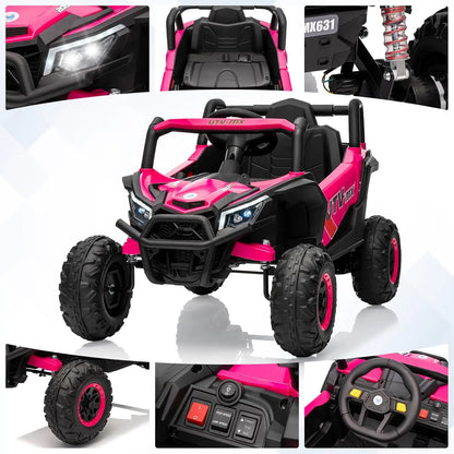 12V Electric Ride-On UTV Truck | Parent Remote & Music | 75 LBS Capacity for Boys and Girls