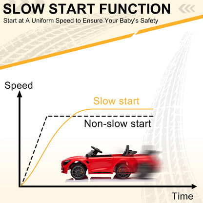 LEADZM Dual Drive Mercedes-Benz 12V Kids Ride-On Sports Car w/ Remote | 1-Seater