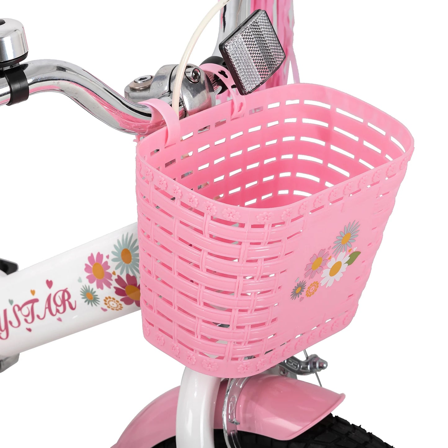 JOYSTAR Little Daisy Kids Bike for Girls & Boys | Doll Seat & Streamers | Ages 2–7 | Kids Rider