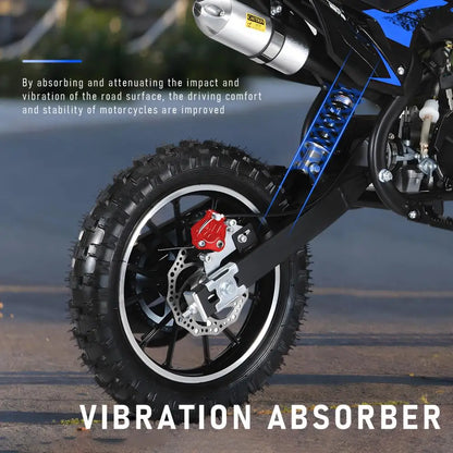 49cc Mini Kids Dirt Bike 2-Stroke Gas Motorcycle W/ Off-Rode Tire Up To 25 MPH