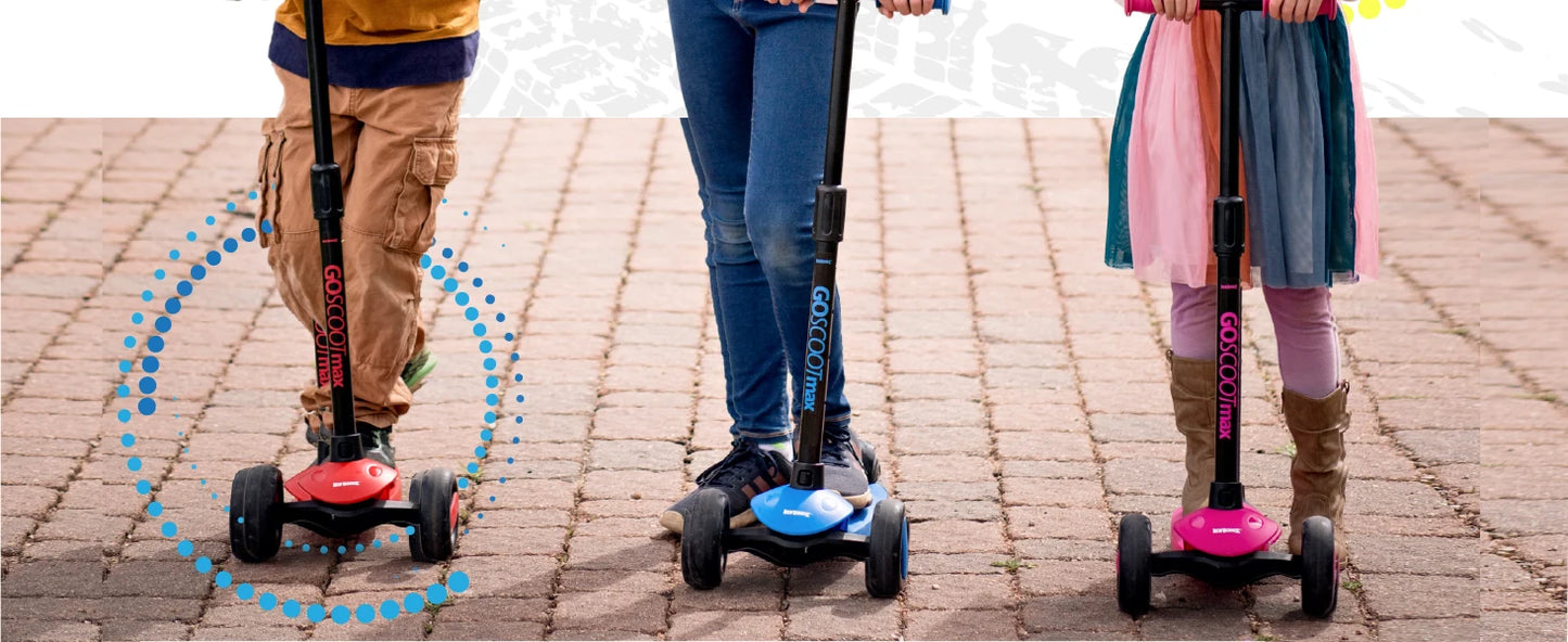 New-Bounce Scooters for Toddlers - 3 Wheel Scooter for Kids with Adjustable Handlebar | Perfect for Children and Toddler(for Ages: 3-10)