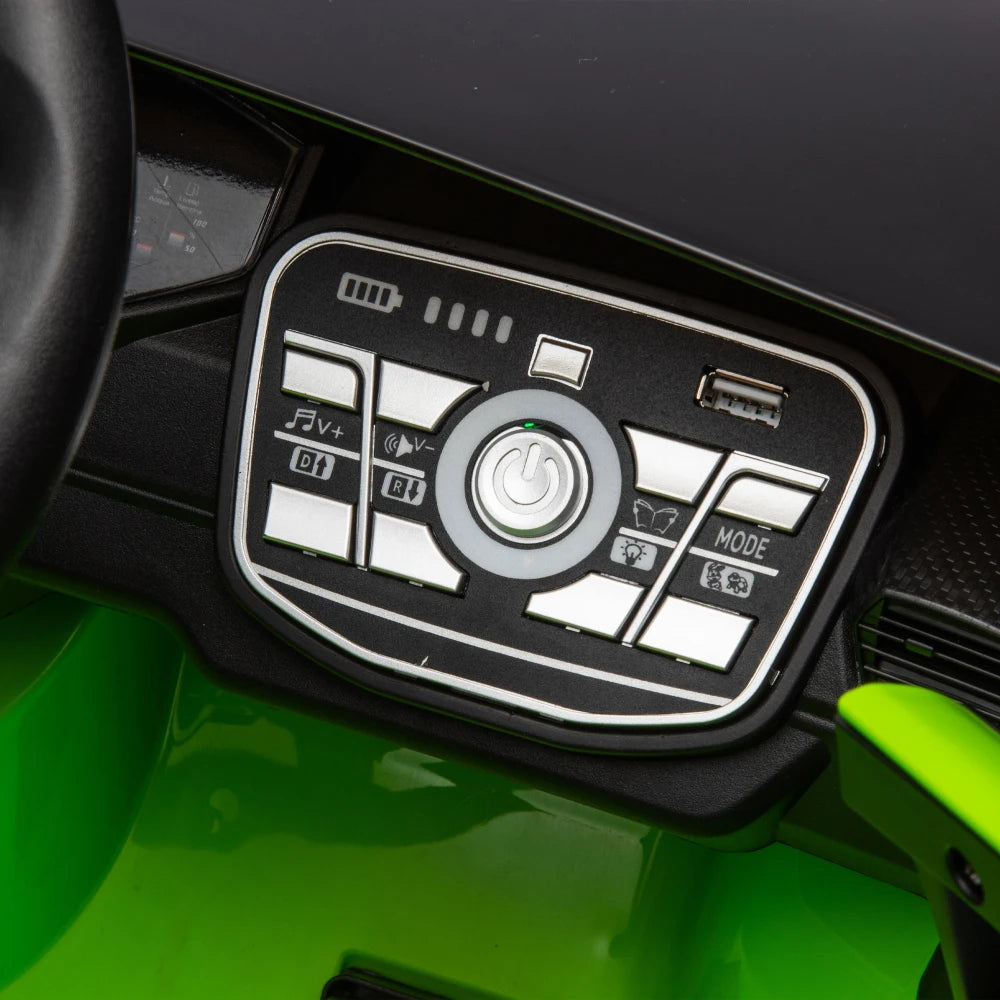 24V Licensed Lamborghini Huracan STO Kids Electric Ride-On Drift Car: 360° Spin