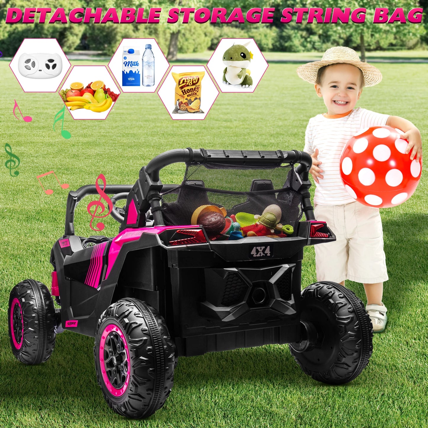 24V Kids Ride-On UTV | 800W 4WD, 2 Seater & Remote Control | Kids Rider