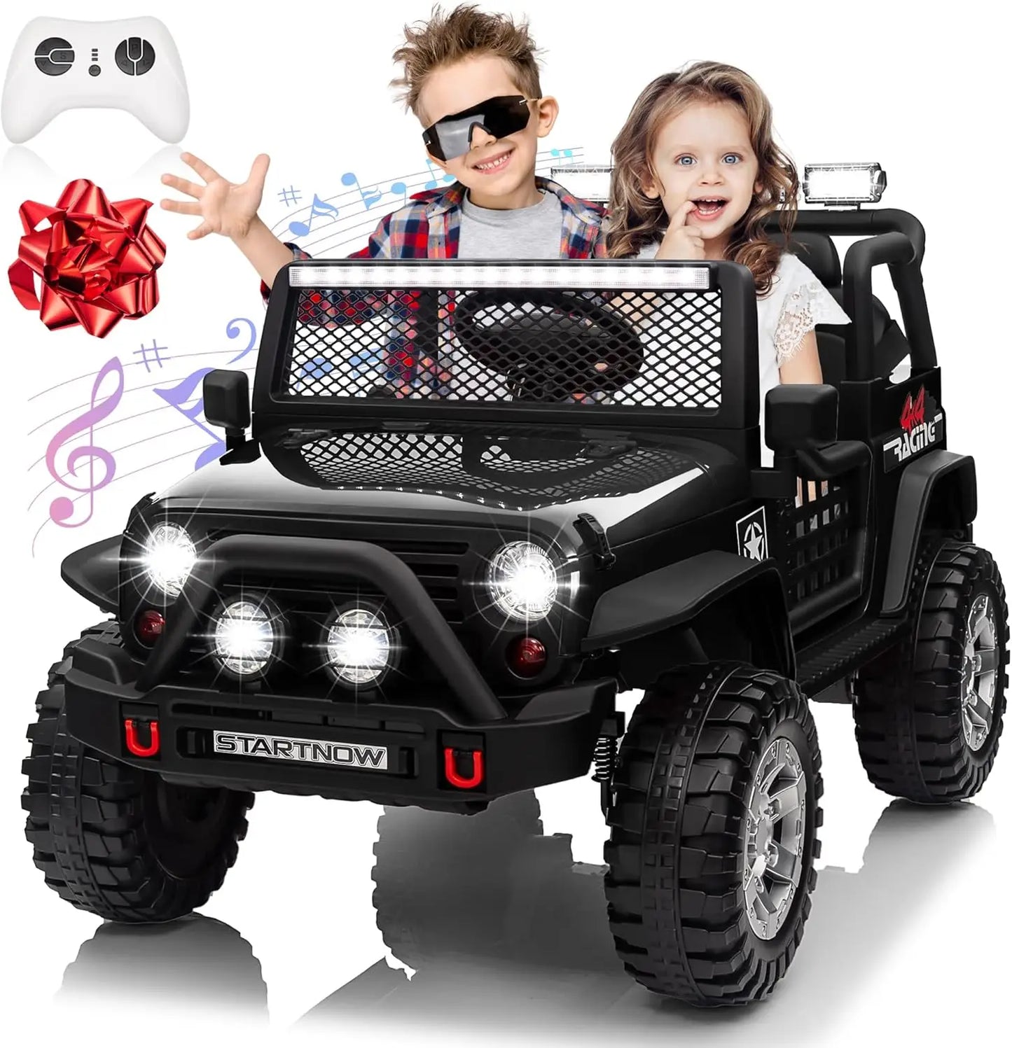 24V 2-Seater Ride-On Truck/Jeep for Kids | 4WD 800W | Kids Rider