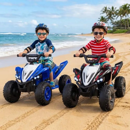 12V Kids Ride-On ATV Quad Off Road 4-Wheeler w/ Lights & Music | Kids Rider