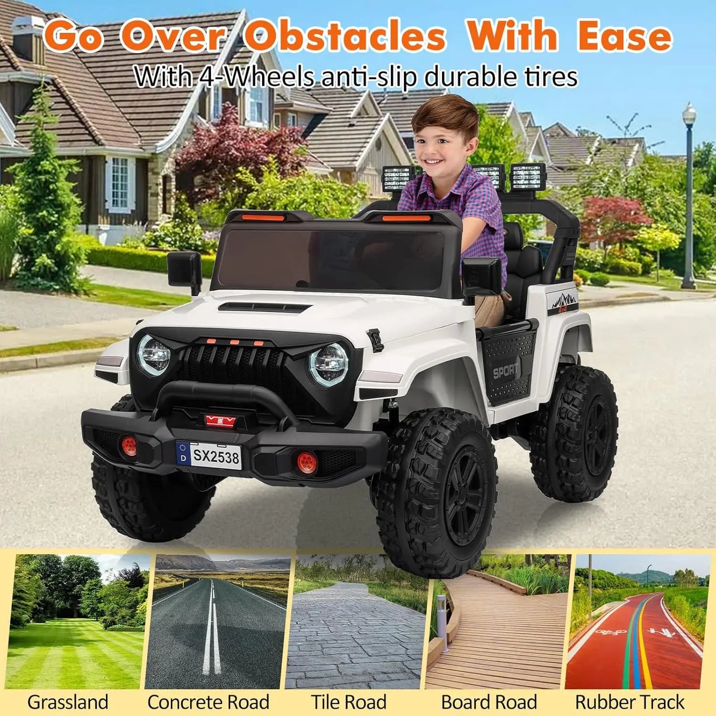 24V Kids Ride-On Truck | 4×200W Motors, 2 Seater & Remote | Kids Rider