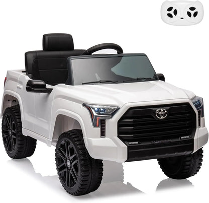 12V Licensed Official Toyota Jeep Car for Kids | Off-Road Kids Pickup Truck with Remote Control LED Headlights