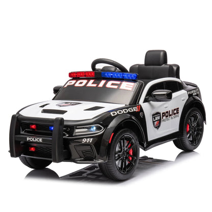 🚔 Dodge Charger 12V Kids Ride-On Police Car w/ Remote & Lights