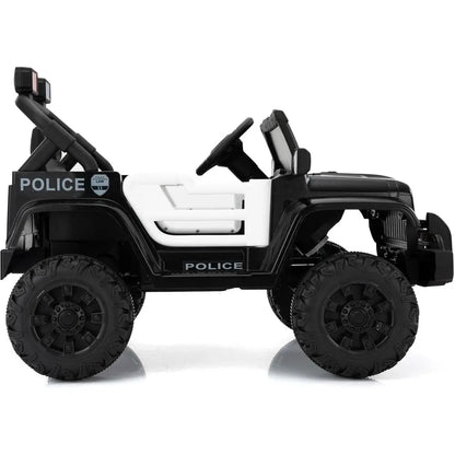 12V Kids Police Ride-On Jeep with Remote Control | Kids Rider