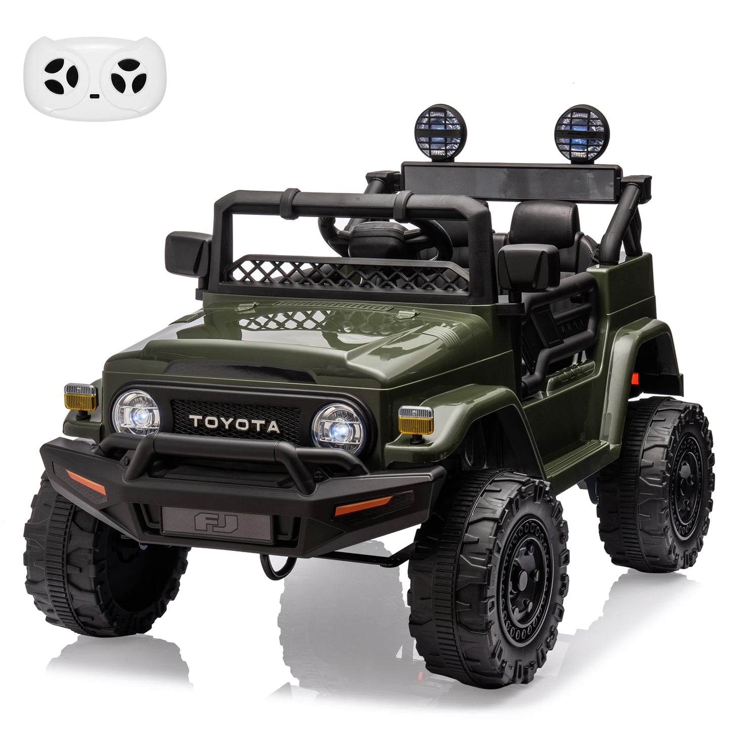 Toyota 12V Kids Ride-On Truck w/ Remote, LED Lights & MP3