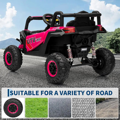 12V Electric Ride-On UTV Truck | Parent Remote & Music | 75 LBS Capacity for Boys and Girls
