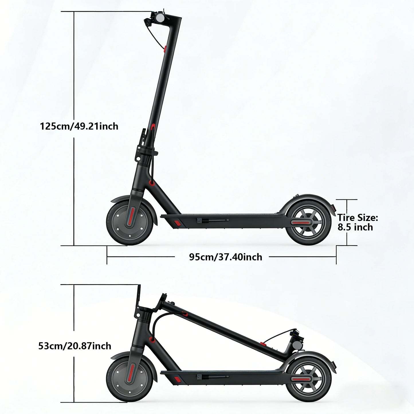 Foldable Electric Scooter | Long Range Commuter Portable Scooter | Kids Rider