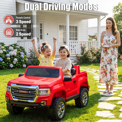 GMC Canyon 4X4 24V 4WD Kids Ride-On Truck | 4 Motors 7AH Power Battery Electric Pickup Car for Kids