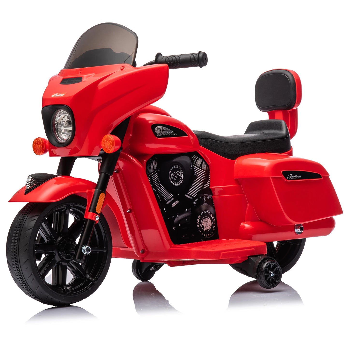 6V Kids Electric Motorcycle w/Long Battery Life & Training Wheels | Best Gift for Toddlers